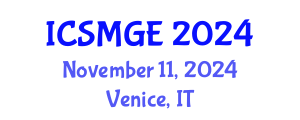 International Conference on Soil Mechanics and Geotechnical Engineering (ICSMGE) November 11, 2024 - Venice, Italy