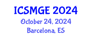 International Conference on Soil Mechanics and Geotechnical Engineering (ICSMGE) October 24, 2024 - Barcelona, Spain