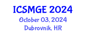 International Conference on Soil Mechanics and Geotechnical Engineering (ICSMGE) October 03, 2024 - Dubrovnik, Croatia