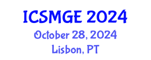 International Conference on Soil Mechanics and Geotechnical Engineering (ICSMGE) October 28, 2024 - Lisbon, Portugal