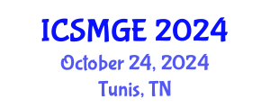 International Conference on Soil Mechanics and Geotechnical Engineering (ICSMGE) October 24, 2024 - Tunis, Tunisia