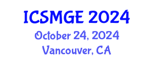 International Conference on Soil Mechanics and Geotechnical Engineering (ICSMGE) October 24, 2024 - Vancouver, Canada