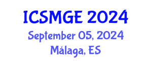 International Conference on Soil Mechanics and Geotechnical Engineering (ICSMGE) September 06, 2024 - Málaga, Spain