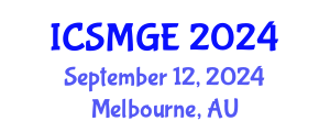 International Conference on Soil Mechanics and Geotechnical Engineering (ICSMGE) September 12, 2024 - Melbourne, Australia