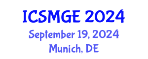 International Conference on Soil Mechanics and Geotechnical Engineering (ICSMGE) September 19, 2024 - Munich, Germany