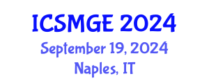 International Conference on Soil Mechanics and Geotechnical Engineering (ICSMGE) September 19, 2024 - Naples, Italy