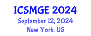 International Conference on Soil Mechanics and Geotechnical Engineering (ICSMGE) September 12, 2024 - New York, United States