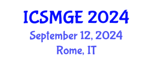 International Conference on Soil Mechanics and Geotechnical Engineering (ICSMGE) September 12, 2024 - Rome, Italy