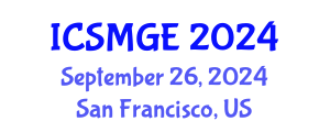 International Conference on Soil Mechanics and Geotechnical Engineering (ICSMGE) September 26, 2024 - San Francisco, United States