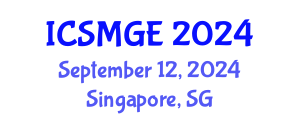International Conference on Soil Mechanics and Geotechnical Engineering (ICSMGE) September 12, 2024 - Singapore, Singapore