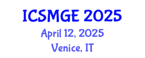 International Conference on Soil Mechanics and Geotechnical Engineering (ICSMGE) April 12, 2025 - Venice, Italy