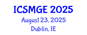 International Conference on Soil Mechanics and Geotechnical Engineering (ICSMGE) August 23, 2025 - Dublin, Ireland
