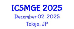 International Conference on Soil Mechanics and Geotechnical Engineering (ICSMGE) December 02, 2025 - Tokyo, Japan