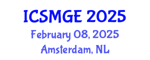 International Conference on Soil Mechanics and Geotechnical Engineering (ICSMGE) February 08, 2025 - Amsterdam, Netherlands