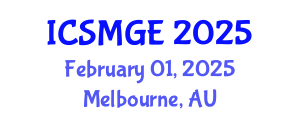 International Conference on Soil Mechanics and Geotechnical Engineering (ICSMGE) February 01, 2025 - Melbourne, Australia