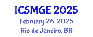 International Conference on Soil Mechanics and Geotechnical Engineering (ICSMGE) February 26, 2025 - Rio de Janeiro, Brazil