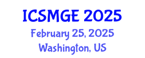 International Conference on Soil Mechanics and Geotechnical Engineering (ICSMGE) February 25, 2025 - Washington, United States