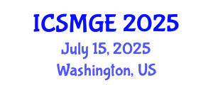 International Conference on Soil Mechanics and Geotechnical Engineering (ICSMGE) July 15, 2025 - Washington, United States