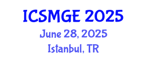 International Conference on Soil Mechanics and Geotechnical Engineering (ICSMGE) June 28, 2025 - Istanbul, Turkey