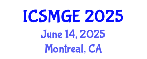 International Conference on Soil Mechanics and Geotechnical Engineering (ICSMGE) June 14, 2025 - Montreal, Canada