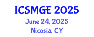 International Conference on Soil Mechanics and Geotechnical Engineering (ICSMGE) June 24, 2025 - Nicosia, Cyprus