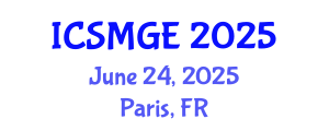 International Conference on Soil Mechanics and Geotechnical Engineering (ICSMGE) June 24, 2025 - Paris, France