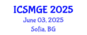 International Conference on Soil Mechanics and Geotechnical Engineering (ICSMGE) June 03, 2025 - Sofia, Bulgaria