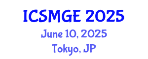 International Conference on Soil Mechanics and Geotechnical Engineering (ICSMGE) June 10, 2025 - Tokyo, Japan