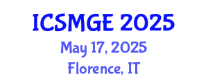 International Conference on Soil Mechanics and Geotechnical Engineering (ICSMGE) May 17, 2025 - Florence, Italy