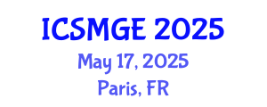 International Conference on Soil Mechanics and Geotechnical Engineering (ICSMGE) May 17, 2025 - Paris, France
