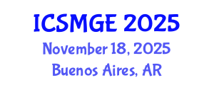 International Conference on Soil Mechanics and Geotechnical Engineering (ICSMGE) November 18, 2025 - Buenos Aires, Argentina