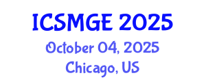 International Conference on Soil Mechanics and Geotechnical Engineering (ICSMGE) October 04, 2025 - Chicago, United States