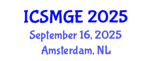 International Conference on Soil Mechanics and Geotechnical Engineering (ICSMGE) September 16, 2025 - Amsterdam, Netherlands