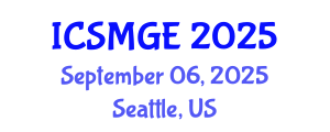 International Conference on Soil Mechanics and Geotechnical Engineering (ICSMGE) September 06, 2025 - Seattle, United States