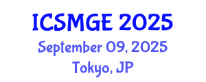 International Conference on Soil Mechanics and Geotechnical Engineering (ICSMGE) September 09, 2025 - Tokyo, Japan