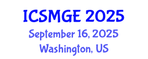 International Conference on Soil Mechanics and Geotechnical Engineering (ICSMGE) September 16, 2025 - Washington, United States