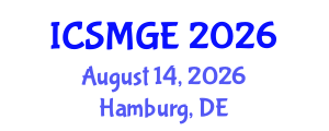 International Conference on Soil Mechanics and Geotechnical Engineering (ICSMGE) August 14, 2026 - Hamburg, Germany