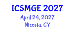 International Conference on Soil Mechanics and Geotechnical Engineering (ICSMGE) April 24, 2027 - Nicosia, Cyprus