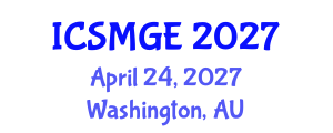 International Conference on Soil Mechanics and Geotechnical Engineering (ICSMGE) April 24, 2027 - Washington, Australia