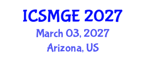 International Conference on Soil Mechanics and Geotechnical Engineering (ICSMGE) March 03, 2027 - Arizona, United States
