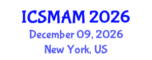 International Conference on Soil Microbiology and Agricultural Microbiology (ICSMAM) December 09, 2026 - New York, United States International Conference on Soil Microbiology and Agricultural Microbiology (ICSMAM) December 09, 2026 - New York, United States