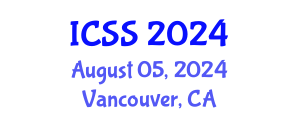International Conference on Soil Sciences (ICSS) August 05, 2024 - Vancouver, Canada