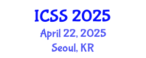 International Conference on Soil Sciences (ICSS) April 22, 2025 - Seoul, Republic of Korea