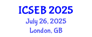 International Conference on Solar Energy and Buildings (ICSEB) July 26, 2025 - London, United Kingdom