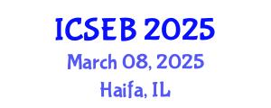 International Conference on Solar Energy and Buildings (ICSEB) March 08, 2025 - Haifa, Israel