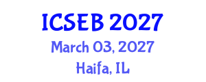International Conference on Solar Energy and Buildings (ICSEB) March 03, 2027 - Haifa, Israel International Conference on Solar Energy and Buildings (ICSEB) March 03, 2027 - Haifa, Israel