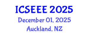 International Conference on Solar Energy and Energy Efficiency (ICSEEE) December 01, 2025 - Auckland, New Zealand