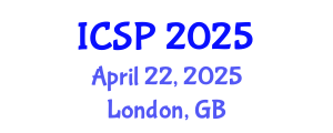 International Conference on Solar Power (ICSP) April 22, 2025 - London, United Kingdom