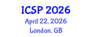 International Conference on Solar Power (ICSP) April 22, 2026 - London, United Kingdom