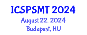 International Conference on Solar Power Systems and Modern Technology (ICSPSMT) August 22, 2024 - Budapest, Hungary